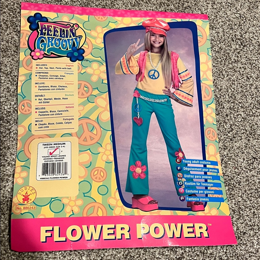 Flower Power Kids Costume - Multicolor